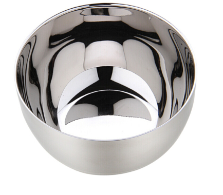 加厚不锈钢碗大碗双层隔热饭碗 汤碗面碗餐具 304材质 18cm